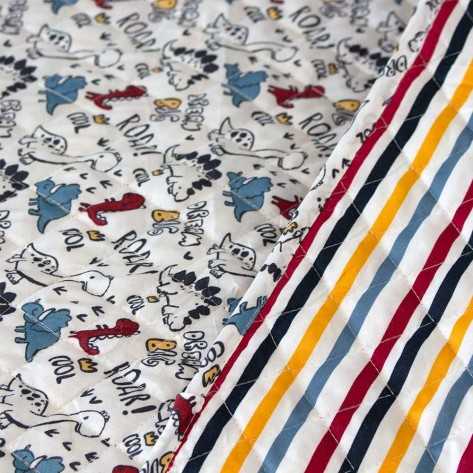 Colcha bouti Picapiedra