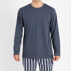 Pijama homem flanela Palermo azul