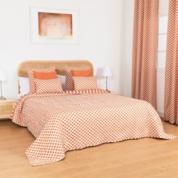 Colcha bouti Ravello cor telha Colcha bouti Ravello cor telha