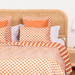 Colcha bouti Ravello cor telha Colcha bouti Ravello cor telha