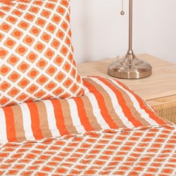 Colcha bouti Ravello cor telha Colcha bouti Ravello cor telha