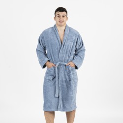 Roupão de Banho Azul Indigo 450gr Unisex