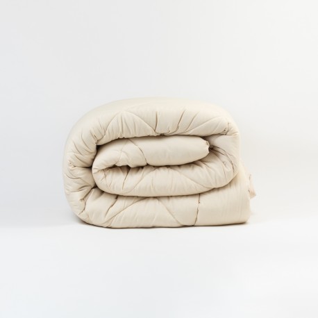 Edredão liso efeito desgaste