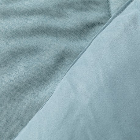 Edredão liso efeito desgaste