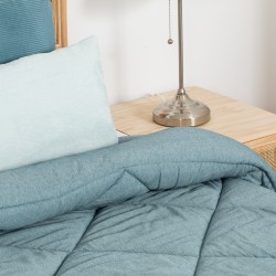 Edredão liso efeito desgaste Edredão liso efeito desgaste