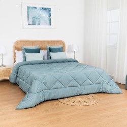 Edredão liso efeito desgaste Edredão liso efeito desgaste