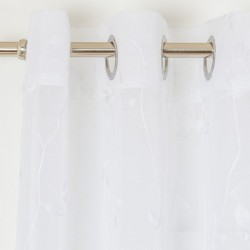 Cortina Pili branco natural cortinas-transparentes