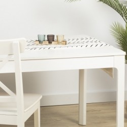 Caminho mesa algodão Almunzar preto Caminho mesa algodão Almunzar preto