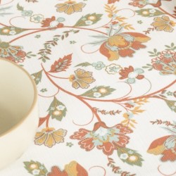 Toalha de mesa Canterbury cor telha roupa-de-mesa