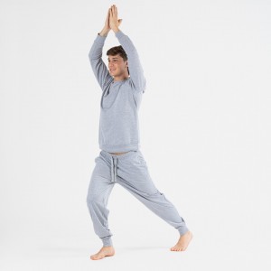 Conjunto desportivo new homem cinza 2