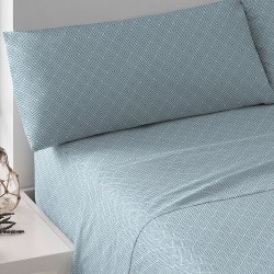 Jogo de lençóis algodão Chakras azul indigo Jogo de lençóis algodão Chakras azul indigo