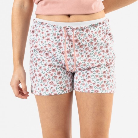 Pijama curto algodão Vita rosa