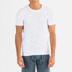 Conjunto desportivo curto homem branco - verde menta Conjunto desportivo curto homem branco - verde menta