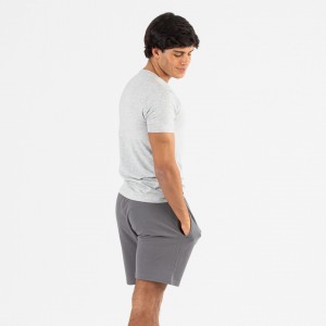 Conjunto desportivo curto homem cinza perla - cinza marengo 2