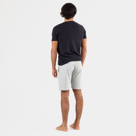Conjunto desportivo curto homem azul marinho - cinza