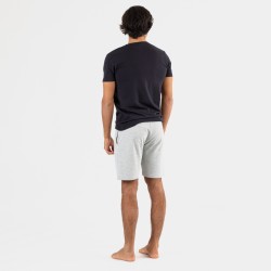 Conjunto desportivo curto homem azul marinho - cinza Conjunto desportivo curto homem azul marinho - cinza