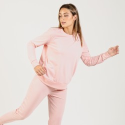 Conjunto desportivo new rosa palo roupa-de-desporto-mulher