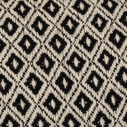Almofada algodão Rombito preto 45x45 almofadas-quadradas-estampadas