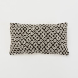 Almofada retangular algodão 30x50 Rombito preto