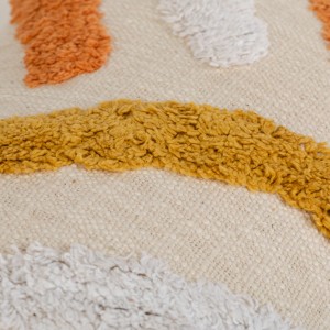 Almofada retangular algodão 30x50 Lena terra 2