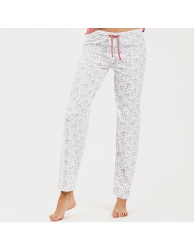 Pijama algodão Lorena marsala