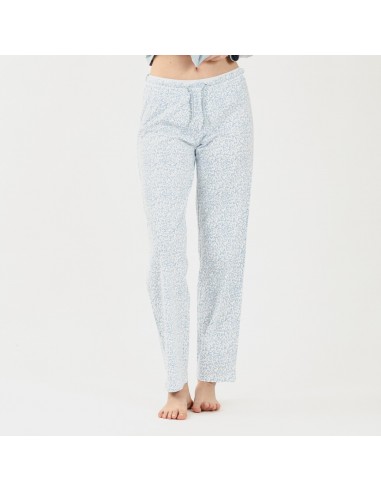 Pijama algodão Angelica azul celeste