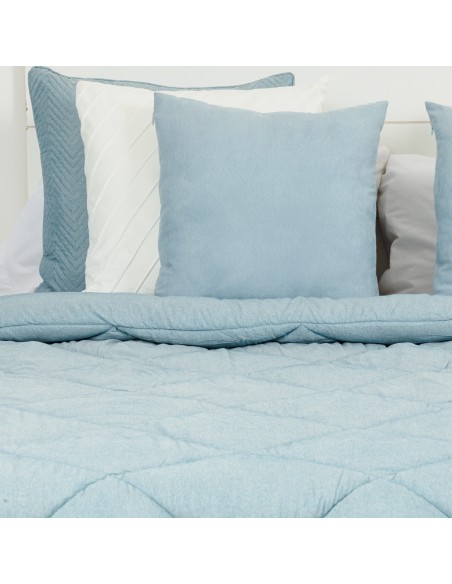 Edredão liso efeito desgaste Edredão liso efeito desgaste