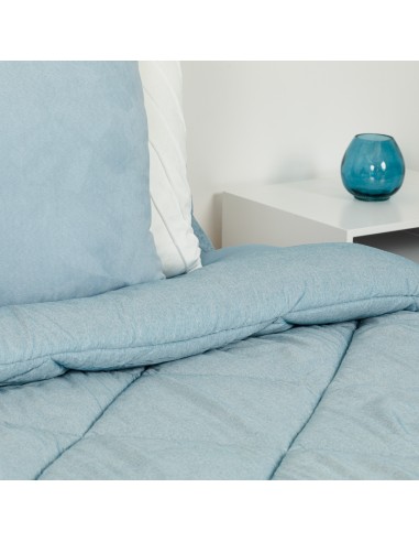 Edredão liso efeito desgaste