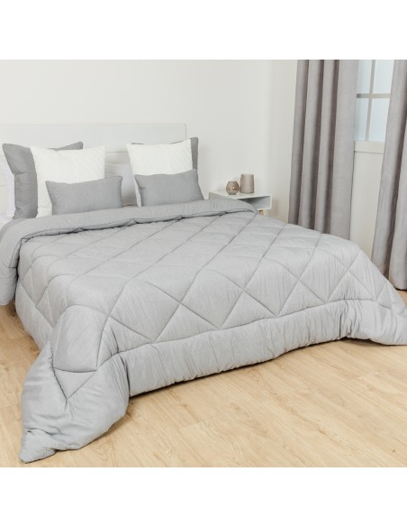 Edredão liso efeito desgaste Edredão liso efeito desgaste