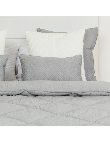 Edredão liso efeito desgaste