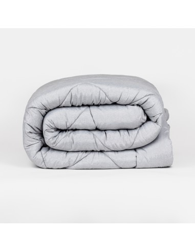 Edredão liso efeito desgaste