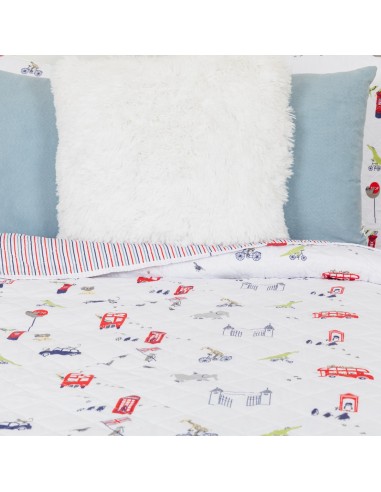 Colcha bouti York azul marinho