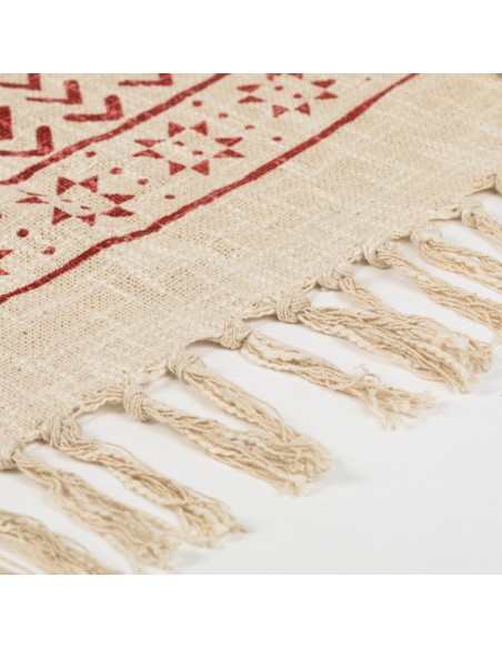 Plaid algodão Aisha cor telha plaids-e-mantas-multiusos