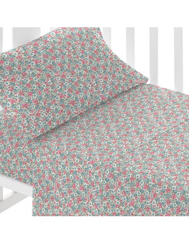 Jogo de lençóis algodão Belinda verde tiffany cama bebé jogos-de-lencois-para-bebe