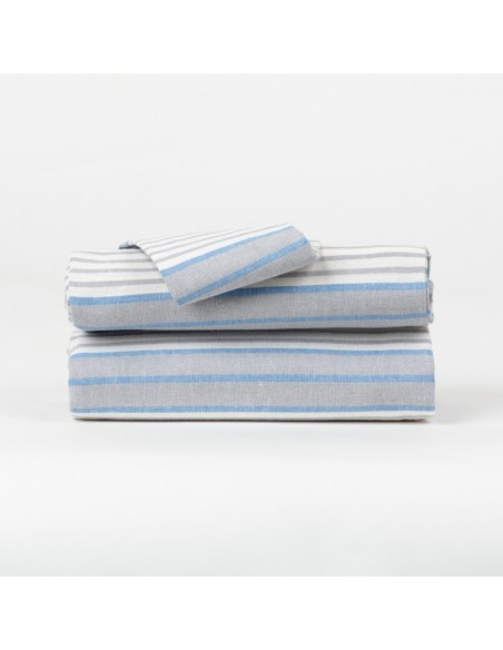 Toalha de mesa Rayas azul indigo Toalha de mesa Rayas azul indigo