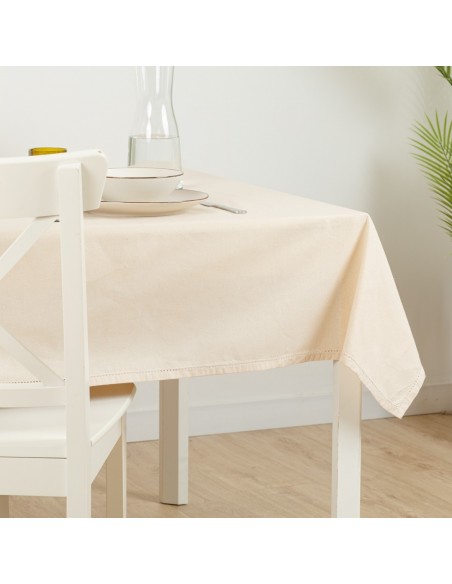 Toalha de mesa algodão natural roupa-de-mesa