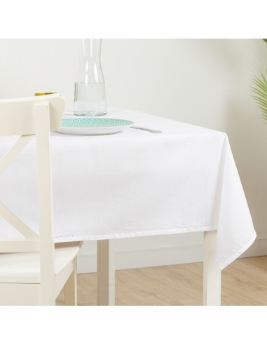 Toalha de mesa algodão branco roupa-de-mesa