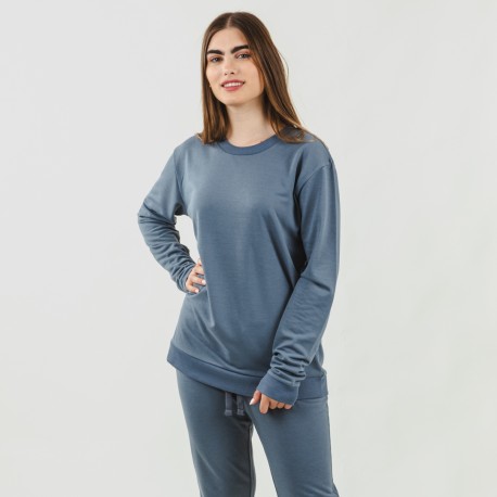 Conjunto desportivo new azul indigo roupa-de-desporto-mulher