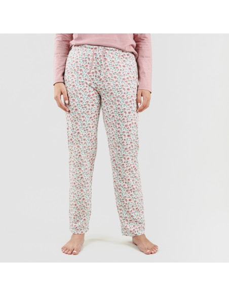 Pijama algodão Vita rosa pijama-largo-algodon