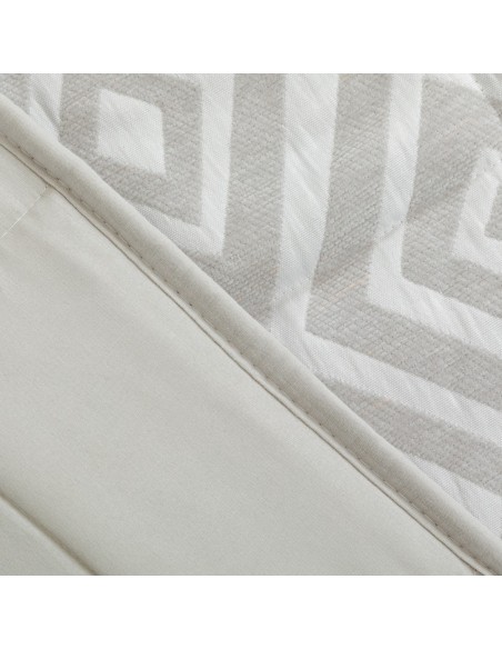 Colcha jacquard chenilla Feria cinza - 120 gr Colcha jacquard chenilla Feria cinza - 120 gr
