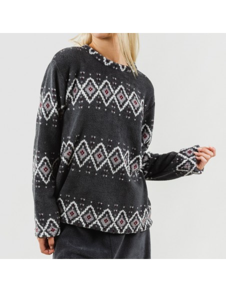 Pijama coral Andros cinza Pijama coral Andros cinza