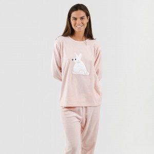 Pijama polar Midas rosa