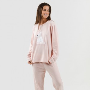 Pijama polar Midas rosa 2