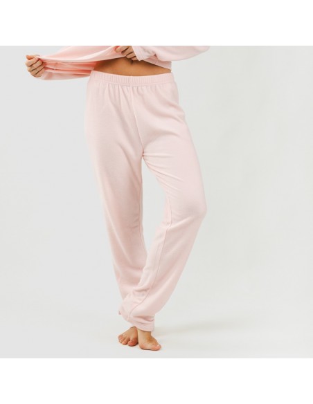Pijama polar Praga rosa