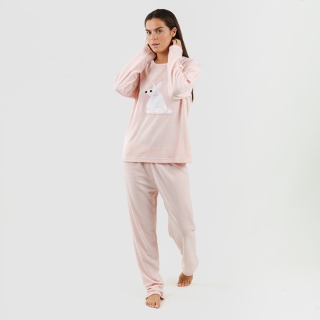 Pijama polar Midas rosa
