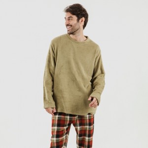 Pijama coral homem Lucho verde 2