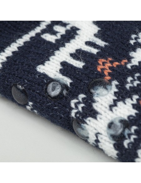 Meias Winter azul marinho