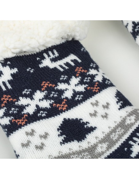 Meias Winter azul marinho