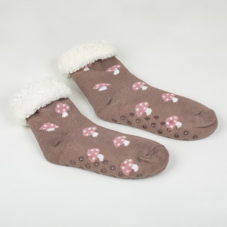 Meias Ellen malva rosa