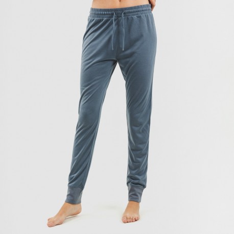 Conjunto desportivo de casaco mulher azul indigo